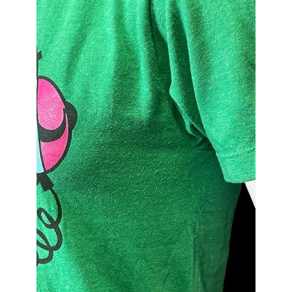 The Muppets Kermit the Frog w/ Headphones Green Graphic Retro T-Shirt Men's Sz M - Picture 9 of 9